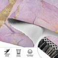 thumbnail image 6 of Yayeee Runner Rug for Bedroom 2'x6' Machine Washable Hallway Non Slip Mat, Pastel Pink Marble Pattern, 6 of 8
