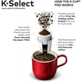 "Keurig KSelect Coffee Maker, Single Serve KCup Pod Coffee Brewer, With Strength Control and