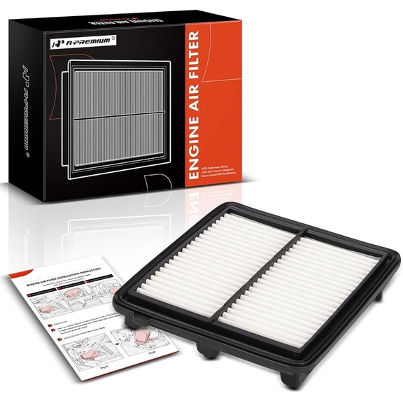 A-Premium Engine Air Filter Compatible with Honda Civic 2012-2015 & Acura ILX 2013-2015, 1.5L, Replace# 17220RW0A00, 17220RW0A01