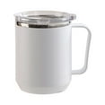 thumbnail image 2 of Coffee Mug with Lid and Handle, Double Layer Stainless Steel Insulated Coffee Mug, Detachable Heated Coffee Cup for Travel, Camping, Office, 2 of 7