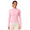 Draw Pink, variant on Women's Fitted Full-Zip Athletic Jacket with Thumbholes, Lemon Yellow, S