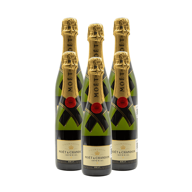 Pack De 6 Champan Moet & Chandon Brut Imperial 375Ml