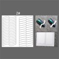 thumbnail image 1 of Nail Art Sticker Smile Crescent Wave Linear, Sticker Nail Tools 10PC Wmkox8yii hjk4100, 1 of 1