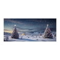 thumbnail image 1 of Paño De Fondo Navideño Para Garaje Decoración Navideña Para Puertas De Garaje Fiesta Navideña Disponible En Dos Tamaños: 7 X 16 Pies Y 6 X 13 Pies, 1 of 7