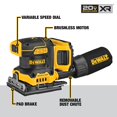 thumbnail image 3 of Sander DEWALT DCW200D1, 20 V MAX XR, inalámbrica, hoja 1/4, 3 of 9