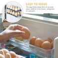 thumbnail image 3 of Caja de almacenamiento de huevos Almacenamiento Huevos Huevos Organizador de cocina Refrigerador Huevo Estante, 3 of 6