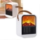 thumbnail image 2 of Portable Space Heater with Overheat Protection and Realistic Flame, Mini Electric Heater for Bedroom, EU Plug 220V, 2 of 4