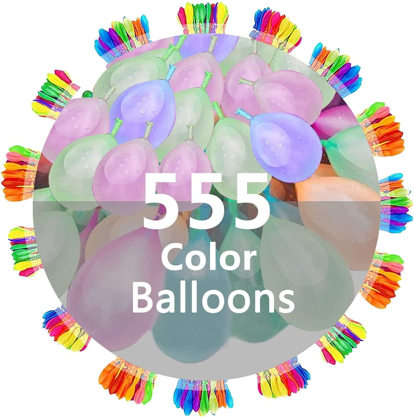 18 Bunch Water Balloons for Kids Girls Boys Balloons Set Quick Fill 666 Balloons 18 Bunches for Party Games Swimming Pool Outdoor Summer Fun -26 