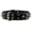 Black, variant on Real Leather Red Spiked Dog Collar Spikes, 1.6" Wide. Fits 19"-23" Neck, Large Breeds Rottweiler, Pit Bull.