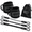 Black + Tube Bands, variant on Dmoose Ankle Sfor Cablehine - One Size Fit With Padding Workout Kickcuffs Bands Working Out Booty Workouts Leg Extension Abductor