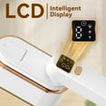 thumbnail image 6 of 1200w Travel Steamer For Clothes, Portable Handheld Steamer Iron，180° Swivel Handle，9s Fast Heating，Lcd Display For Home Dorm Travel Crease Remover For Clothes., 6 of 9