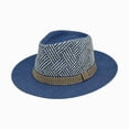 thumbnail image 4 of Noric Men Summer Fedora Hat UPF 50+ UV Protection Wide Brim Straw Sun Hat Casual Beach Cap for Vacation Travel, 4 of 5