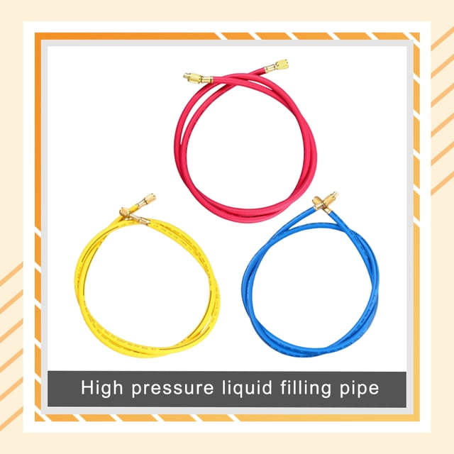 Baohd 3 Pcs Outils de Climatisation Manomètre de Réfrigération Fournitures Automobiles Accessoire de Remplacement