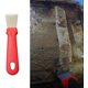 thumbnail image 3 of Raspador de Limpieza, Utensilios de Limpieza para Hornos, Estufas, Placa de Inducción, Raspador de Acero Inoxidable, Multicocina de Plástico, Rojo, 3.5*16.5cm TUNC Sencillez, 3 of 5