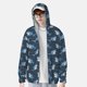thumbnail image 2 of Balery Funny Sharks Sudadera ligera de manga larga con capucha y protección solar UPF 50+ para hombre y mujer, ideal para pesca y running-X-Large, 2 of 7