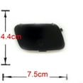 thumbnail image 2 of Trimla Front Tow Cover for 07-10 BMW 1 series E87LCI E81LCI Performance Aero S502A Hatchback Fit 116d 114d 118d 125i 128i 135i 2007 2008 2009 2010 bumper Hook Eye Cap 51110432380 Black, 2 of 4