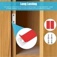 10pcs Magnetic Door Catch, TSV Ultra Thin Cabinet Door Magnets Stick Adhesive Drawer Magnet Catch Furniture Safety Latches for Kitchen Cupboard Closet Sliding Door Closure
