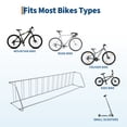 thumbnail image 4 of QinaQin Floor-Standing Bicycle Racks, Freestanding Bicycle Racks, Upright Bicycle Racks, Heavy-Duty Bicycle Racks Suitable for Garages, Streets, and Backyards, 4 of 7