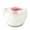 Red, variant on Sur La Table Kitchen Essential 6.3 Qt Salad Spinner, Fruit Wahser, Fruit Washing Bowl with Strainer, Vegertable Cleaner, Salad Cleaner, Lettuce Washer - Red