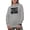 Heather Grey, variant on Equality Hurts No One with Male & Female Symbol, White Hooded Sweatshirt or Hoodie, 3XL