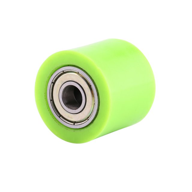 Poulie de Chaîne de Transmission 10mm Tendeur Guide de Roue pour Vélo de Rue Moto Vert