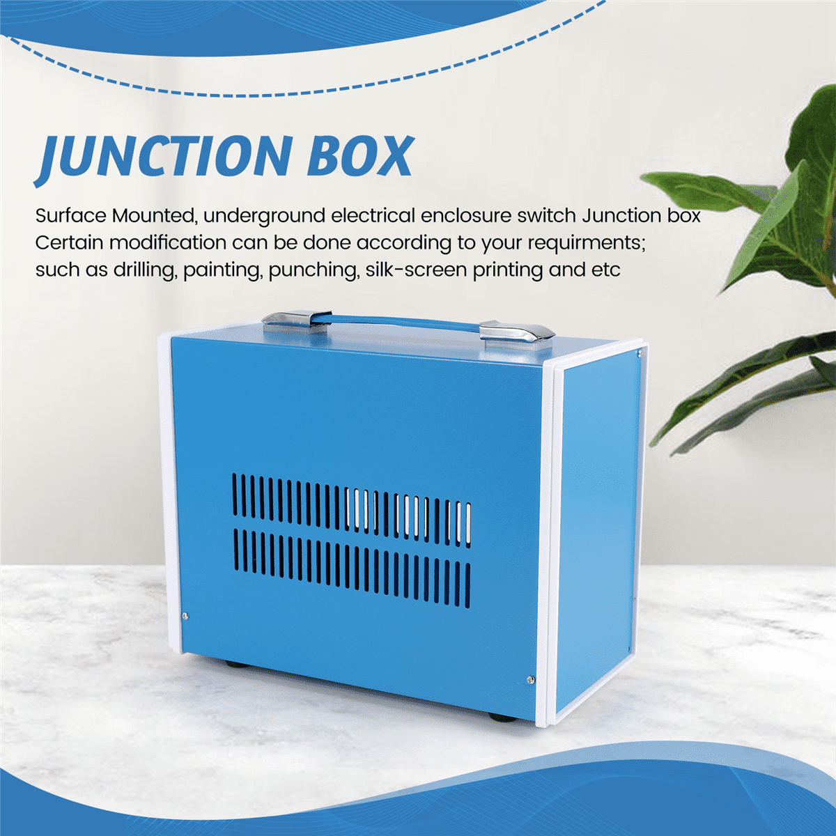 Outdoor Indoor Electronic Module Metal Instrument Housing Electronics Enclosure Box Junction Box Enclosure Project Case