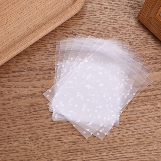 100 bolsas de embalaje esmeriladas autoselladas for regalos navideños | Suministros de almacenamiento con estilo