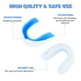 Youth Mouth Guard 6 Pack, MENOLY Sport Mouth Guard with 6 Portable Cases for Football Basketball