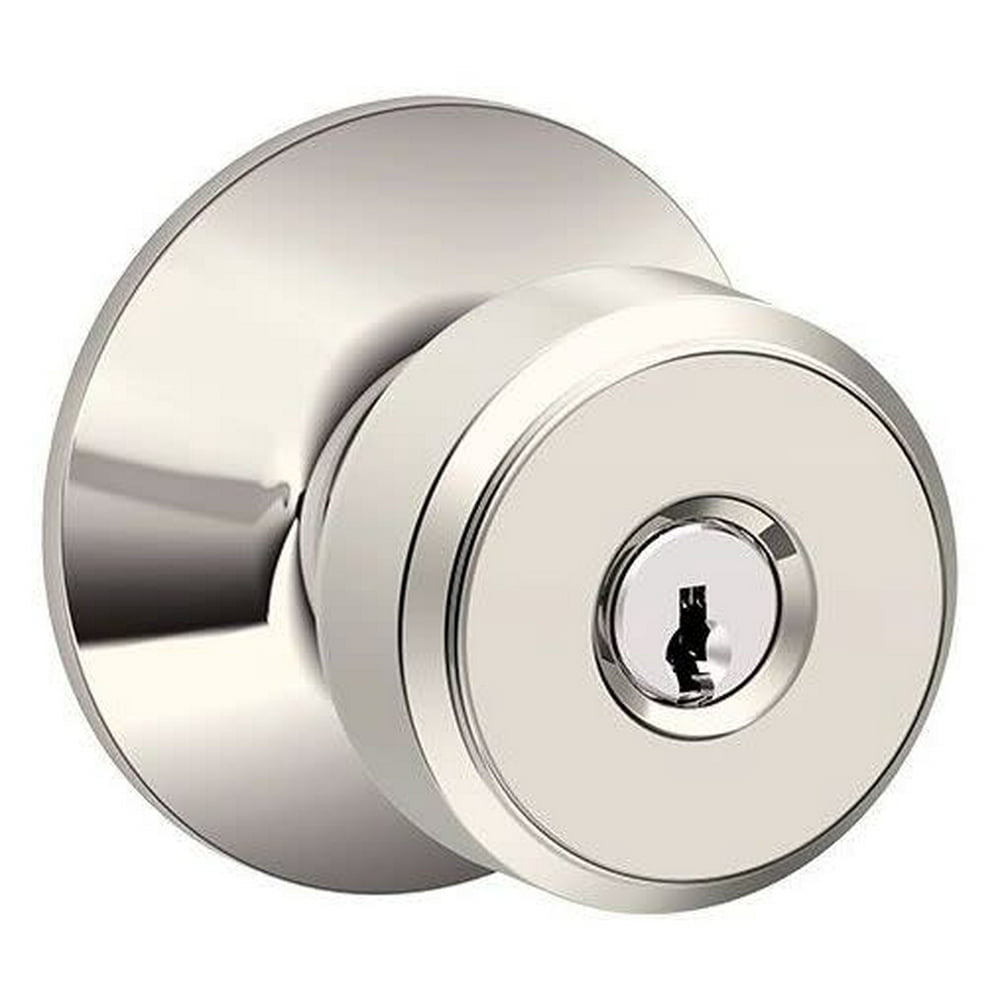 Schlage F51aBwe Bowery Keyed Entry Panic Proof Door Knob Set Walmart