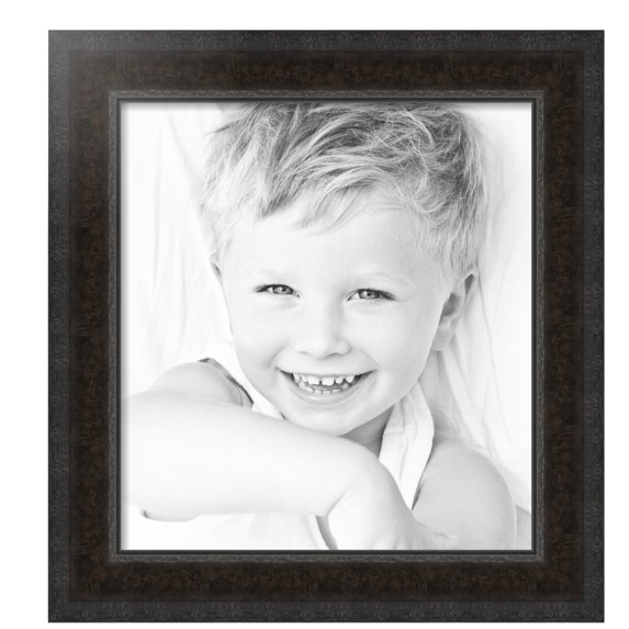 ArtToFrames 23" x 25" Vienna Midnight Ornate Blk Picture Frame, 23x25 inch Black Wood Poster Frame (WOM-5260), Pack