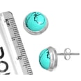 thumbnail image 3 of 925 Sterling Silver Women Jewelry Turquoise Earring, 3 of 5