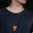 thumbnail image 4 of ROMANSENTIAL 4Pcs Hawaiian Style Shark Tooth Pendant Necklace for Men Surfer Jewelry Accessory, 4 of 8