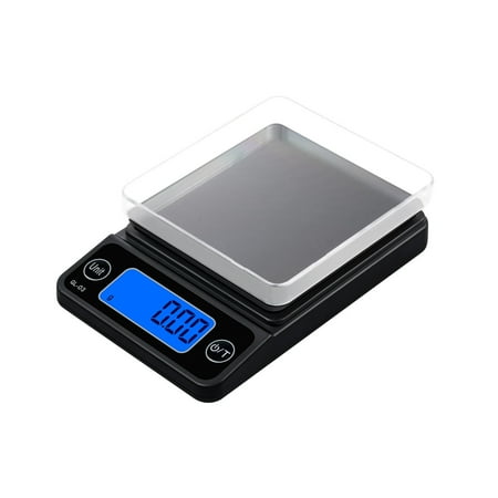 

Amacok Mini Food Scale Digital Kitchen Scale Battery 5 Weight Units For Cooking Baking and Meal Prep Stainless Steel