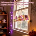 thumbnail image 3 of Halloween Diamond Art Hanging Kits for Adults, 2D Acrylic DIY Hanging Ornament, Special Shaped Diamonds Art Window Pendant, 3 Pattern Choices, Complete DIY Craft Tools for Halloween Home Decoration, 3 of 3