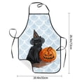 thumbnail image 5 of ZNDUO Halloween Black Cat Pumpkin Pattern Apron, Adjustable Bib Soft Chef Aprons, 5 of 8