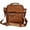Brown, variant on Retro PU Leather Shoulder Bag, Multi-Functional Convertible Backpack Satchel