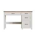 thumbnail image 6 of 47" Farmhouse Wood Executive Desk with 4 Drawers, Home Office Computer Desk for Work/Study/Writing, 6 of 7