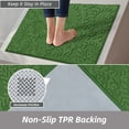 thumbnail image 5 of JAATOP Doormat Indoor 20"x 32", Dirt Trapper Entryway Rugs, Washable Welcome Mat for Inside, Entryway Rug Floor Mats Machine Washable,Green, 5 of 9
