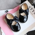 thumbnail image 5 of Kiplyki Toddler Shoes Baby Girls Cute Fashion Bow Hollow Out Non-slip Small Leather Princess Shoes, 5 of 6
