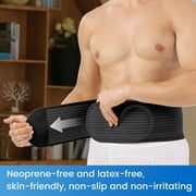 Velpeau Umbilical Hernia Belt For Women and Men,Abdominal Hernia Binder for Belly Button Navel Hernia Support, Helps Relieve Pain - for Incisional, Epigastric, Ventral, Inguinal Hernia(Large)