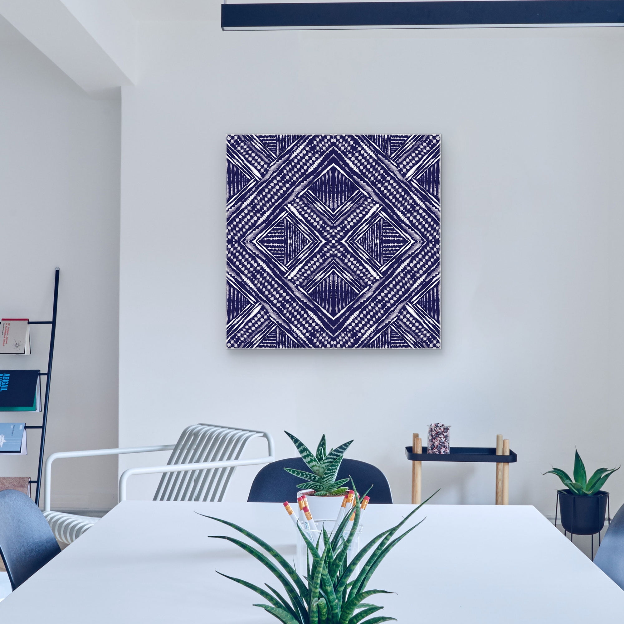 Masterpiece Art Gallery Inky Kaleidoscope I Pattern By Amanda Murray Canvas Art Print 30" x 30"
