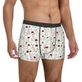 thumbnail image 5 of Men's Boxer Briefs, Cute Funny Goat Cartoon Flower Soft Comfy Mens Underwear Boxer Briefs Breathable With Widen Waist, 5 of 7