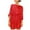 Red, variant on Utoimkio Women's Sequins 3/4 Sleeve Party Mini Dresses Fall Elegant Crewneck Formal Evening Dresses for Women
