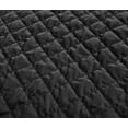 thumbnail image 3 of Chezmoi Collection Nina 3-Piece Modern Diamond Pattern Solid Velvet Quilt Set, 3 of 5