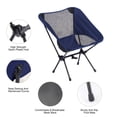 thumbnail image 5 of OldPAPA Portable Camping Chair,Lightweight Ultralight Folding Mesh Back Backpacking Chairs for Camp Hiking Lawn Beach,Support Up to 250lbs,High Backrest, 5 of 6