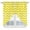 White Yellow, variant on Black Moire Ombre Kitchen Window Curtains, Swag Curtains Valance for Bedroom Living Room Bathroom, Water Ripple Stripe Farmhouse Rod Pocket Window Treatment Curtain Block Drapes 2 Panels 36"x63"