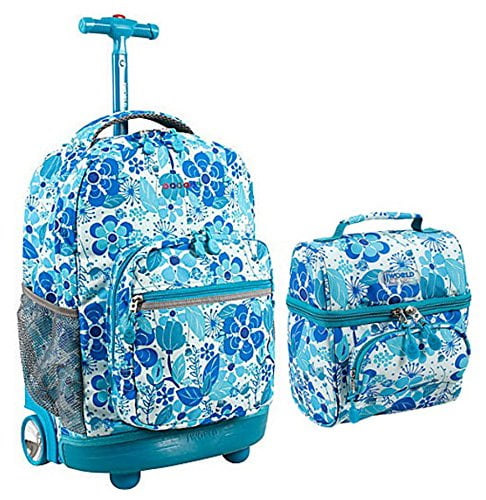 jworld rolling backpack with lunch bag