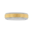thumbnail image 2 of Mens Two-Tone Tantalum Step Edge Wedding Band, 2 of 3