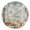 Gold, variant on Round Art Wall Clock Vintage Oil Painting Texture Decorative Clock Black Pointer, Multi-Purpose Desktop & Hanging Creative Decor Clock for Home Living Room Beach Open Window View
