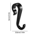 thumbnail image 3 of Plastic S Shaped Hooks, Hanging Organizer for Kitchen Bathroom, Heavy Duty Non Slip Hanger, 3 of 7